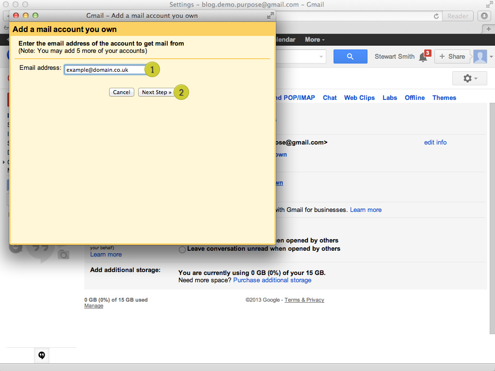 Gmail Step 3