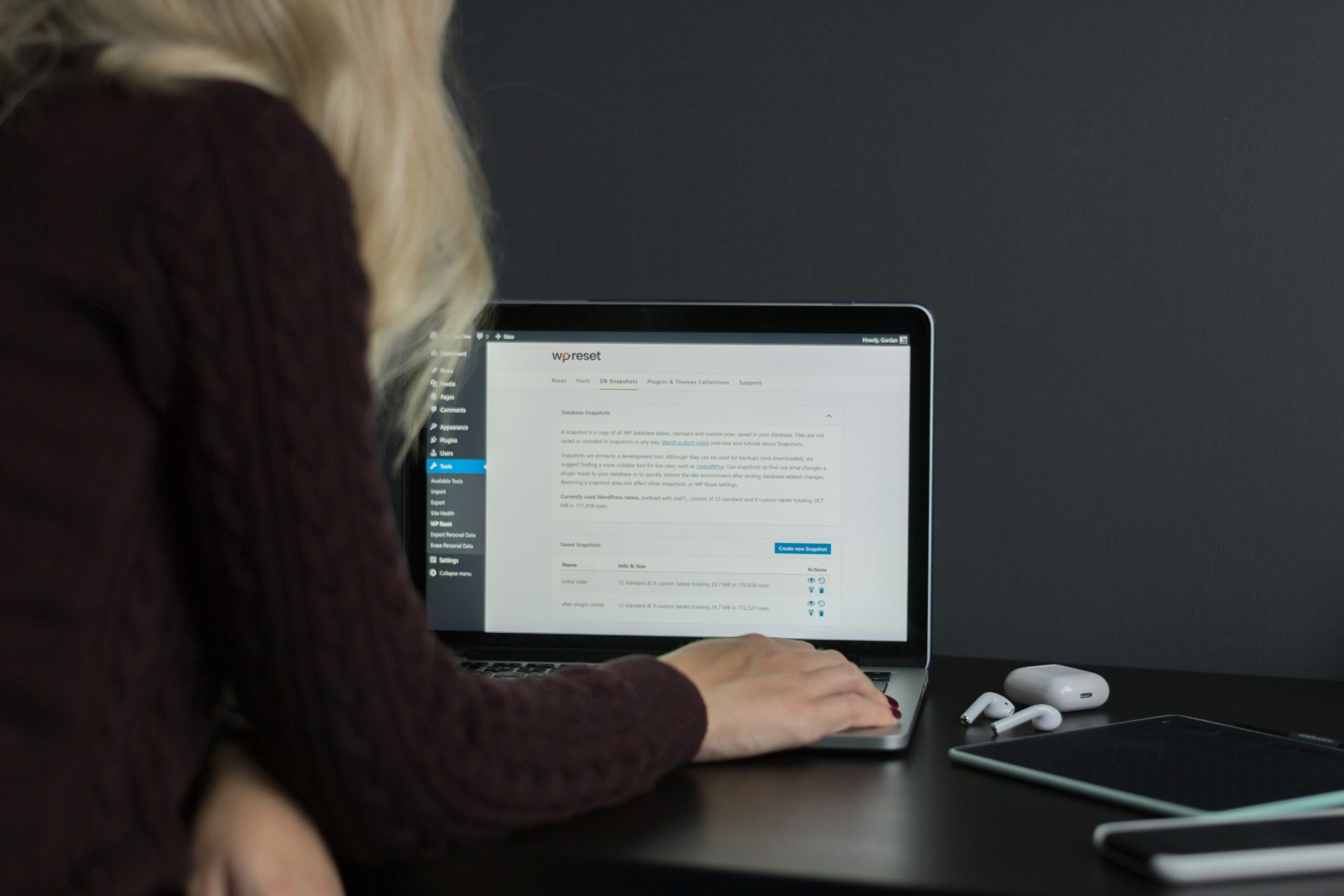 WordPress website